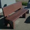 Red Granite Full Back Rest Bench